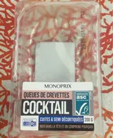 Queues de crevettes cocktail