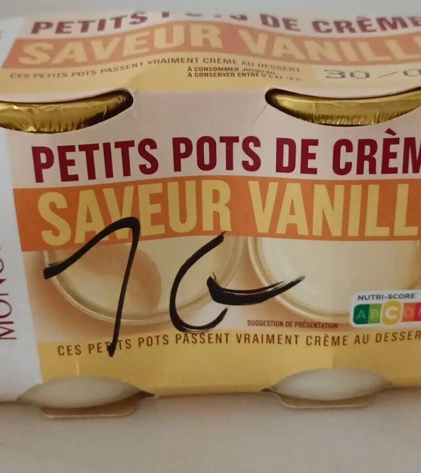 Pots de crème vanille