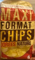 Maxi format chips dorées nature