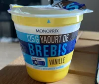 Yaourt de brevis vanille