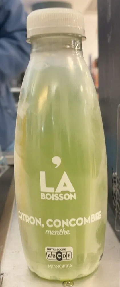 la boisson citron concombre menthe