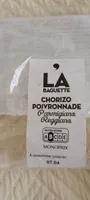 La baguette chorizo poivronnade
