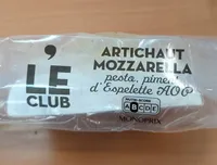 Sandwich artichaut mozzarella