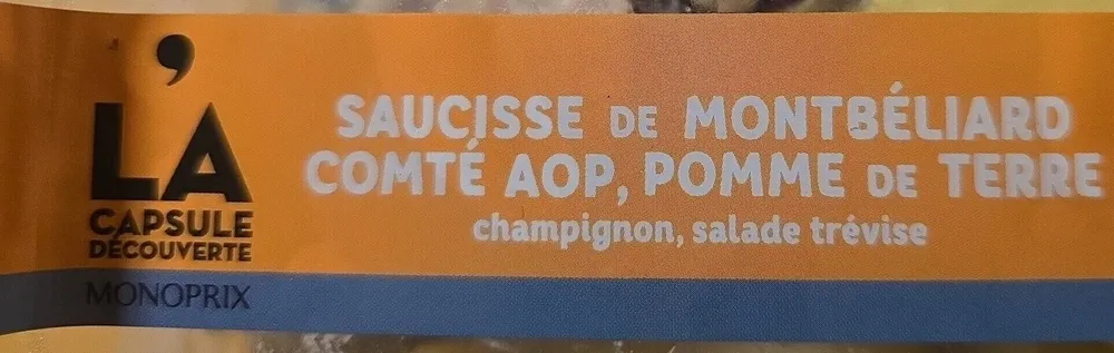 Salade saucisse de Montbéliard
