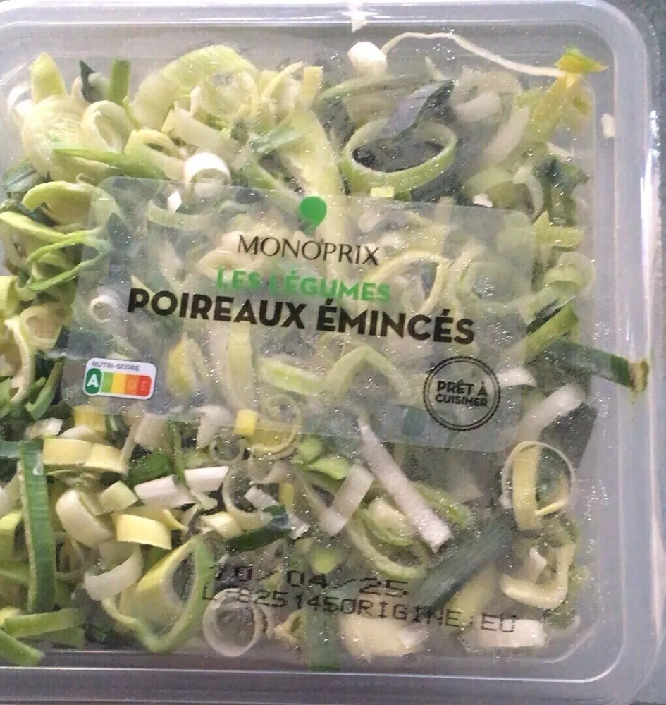 POIREAUX ÉMINCÉS