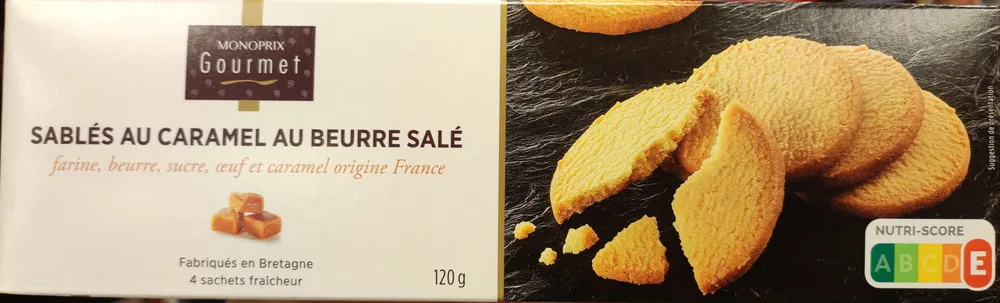 Sablés au caramel au beurre salé