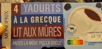 Yaourt À La Grecque Aux Mûres