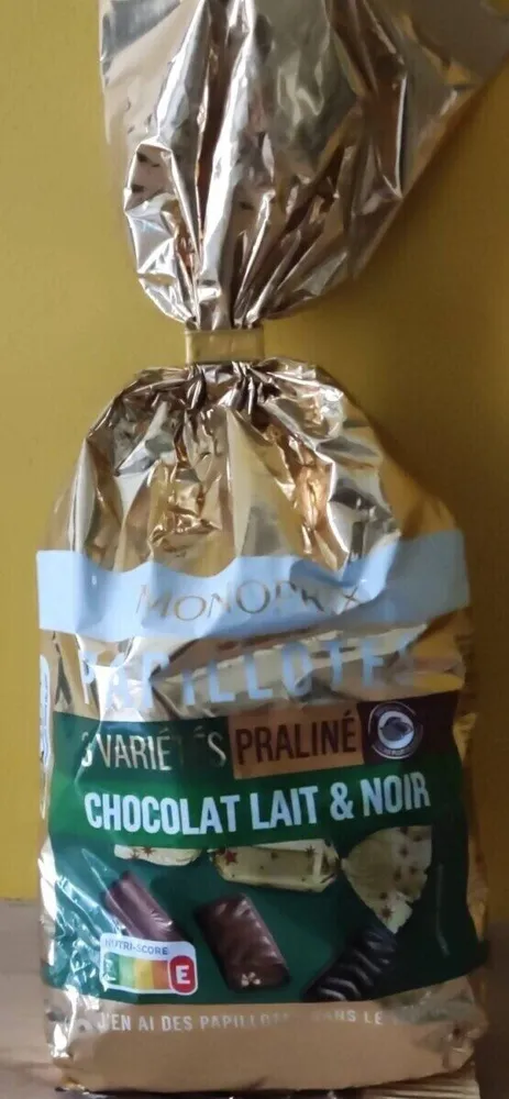 VARIÉTÉS PRALINÉ CHOCOLAT LAIT & NOIR