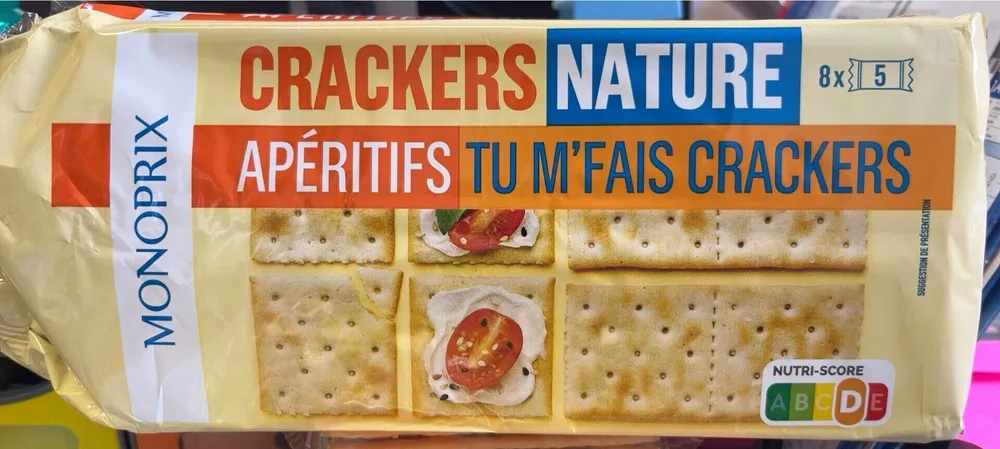 CRACKERS NATURE APÉRITIFS