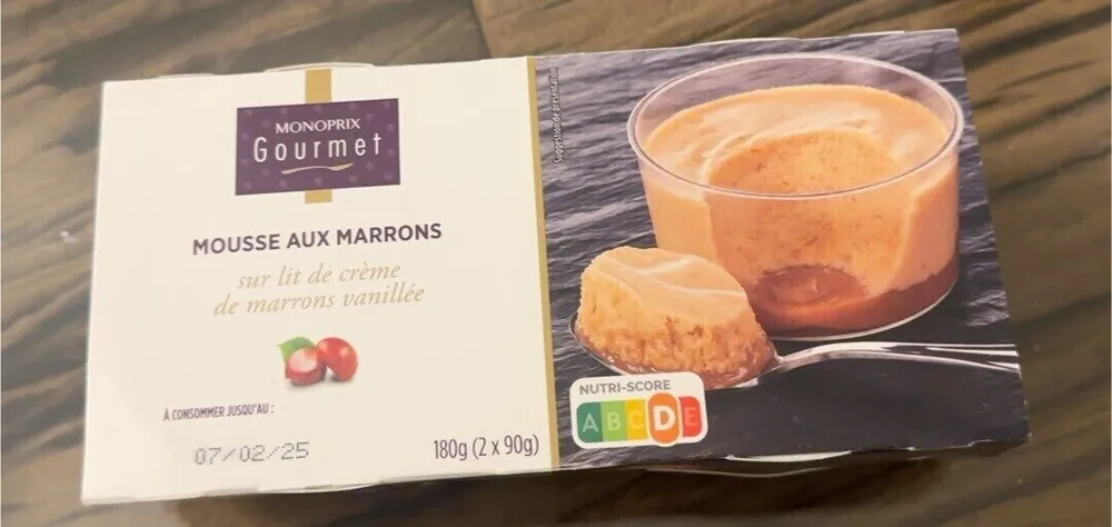 Mousse aux marrons