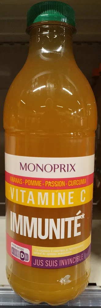 Jus Vitamine C Immunité