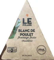 BLANC DE POULET fromage frais crudités