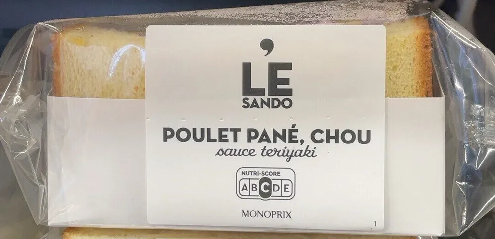 POULET PANÉ, CHOU sauce teriyaki