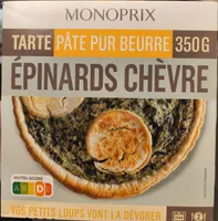 Tarte épinards chèvre