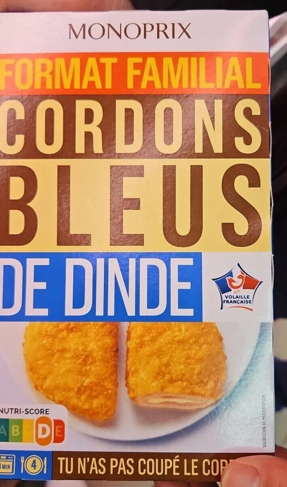 Cordons Bleus de dinde