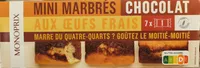 Mini Marbrés chocolat aux œufs frais