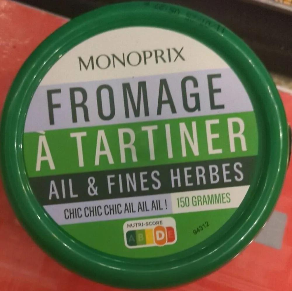 FROMAGE À TARTINER AIL & FINES HERBES