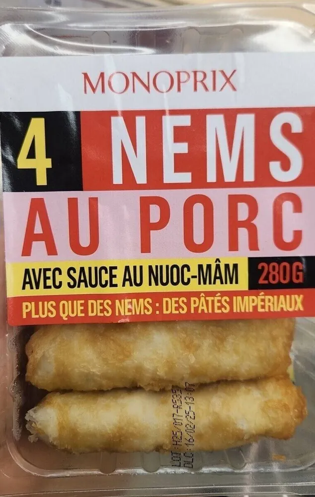 4 nems au porc
