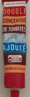 DOUBLE CONCENTRÉ DE TOMATES SANS SEL AJOUTÉ