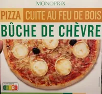 Pizza bûche de chèvre