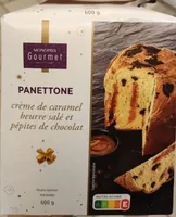 Panettone crème de caramel beurre salé et pépites de chocolat