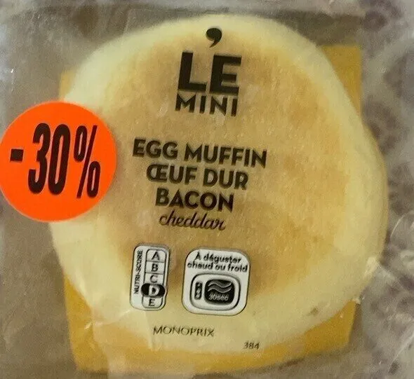 Egg Muffin Oeuf Dur Bacon