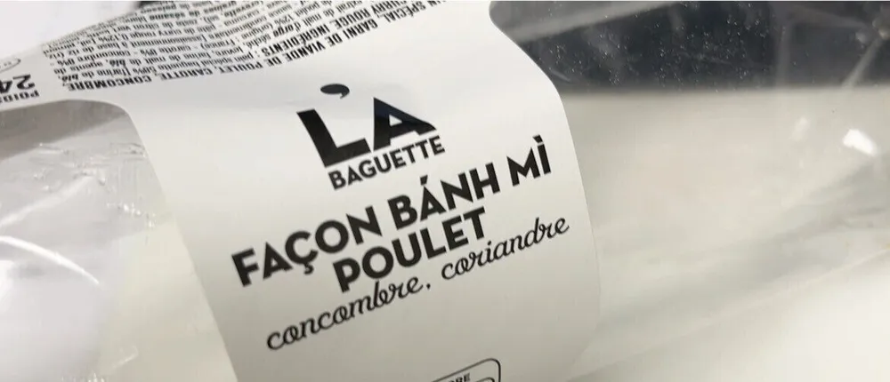 Baguette poulet banh
