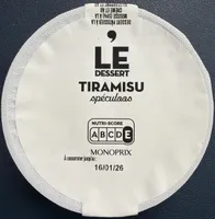 LE DESSERT Tiramisu spéculoos