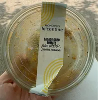 Salade orzo tomate feta AOP pesto rosso
