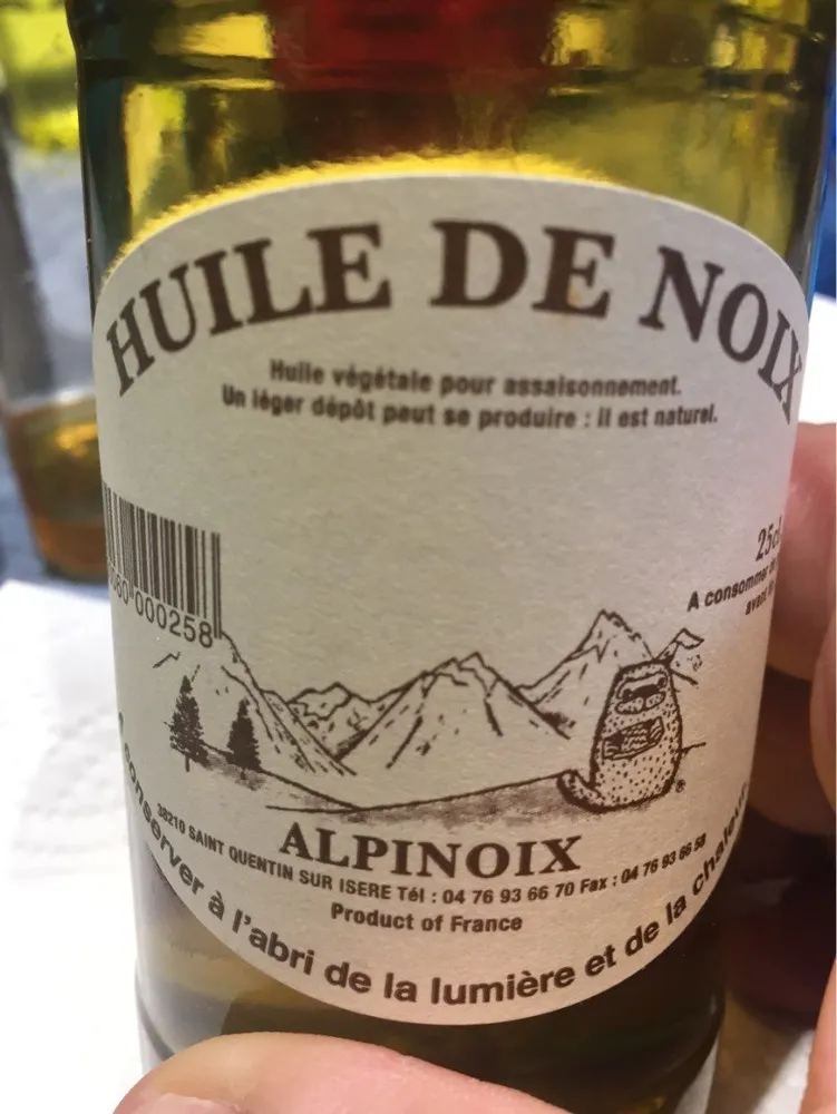 Huile de noix