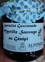 Spécialité gourmande myrtille sauvage au Génépi