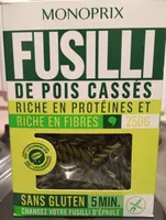 Fusilli de pois cassés
