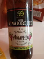 Sauce vinaigrette à la moutarde violette de brive