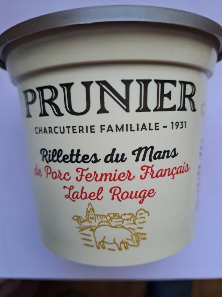 Rillettes du Mans de Porc Fermier Label Rouge