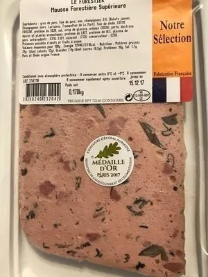 Pâté le forestier en tranche