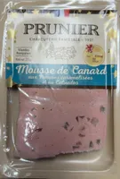Mousse de canard aux polmes caramelisees et au calvados