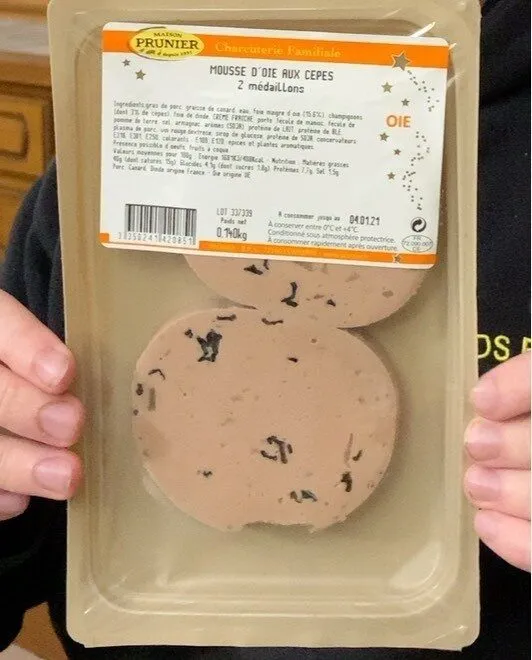 Mousse d’oie aux ceps