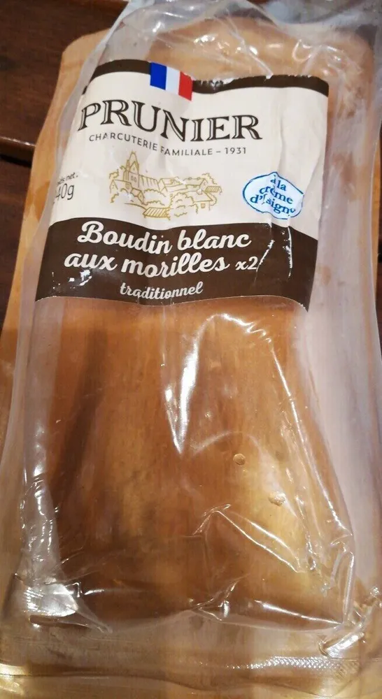 Boudins blanc aux Morilles x2