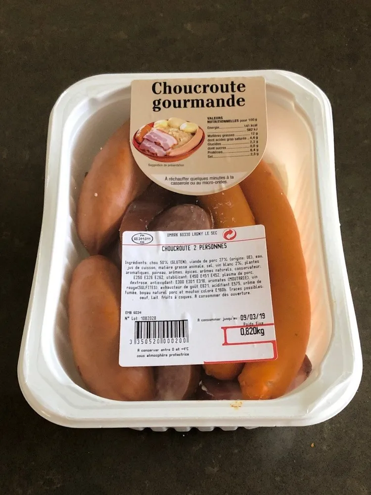 Choucroute gourmande
