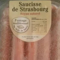 Saucisse de Strasbourg - boyau naturel