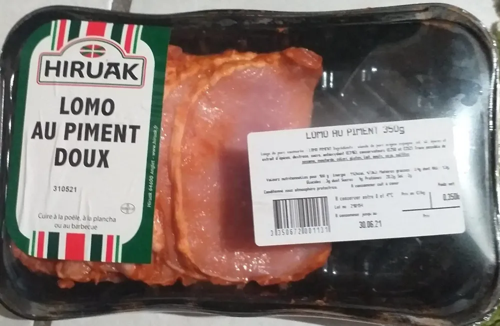 Lomo au piment doux