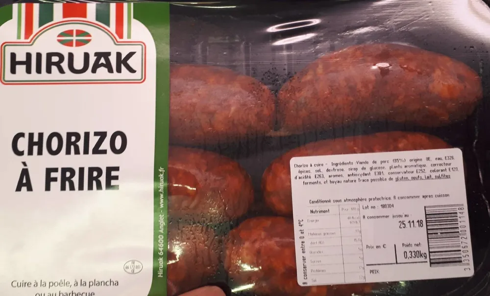 Chorizo à frire