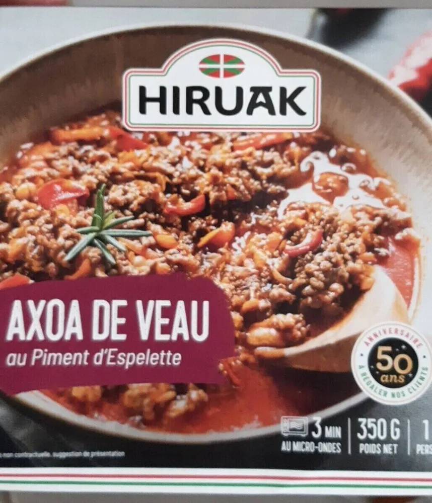 Axoa de veau