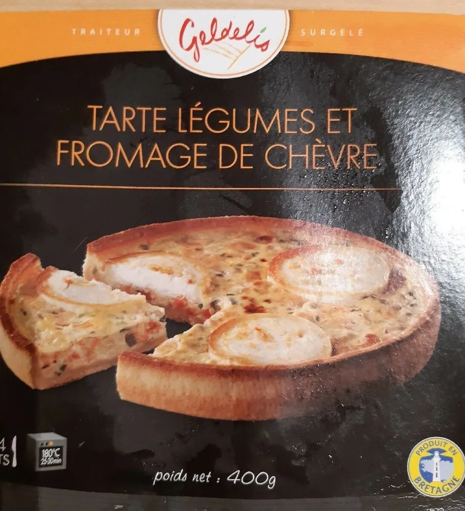 Tarte légumes et fromage de chèvre