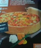 Tarte façon traiteur aux légumes d'Automne