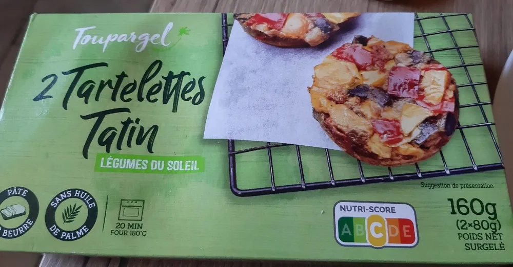 Tartelette tatin légumes du soleil