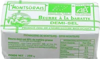 Beurre à la baratte demi sel