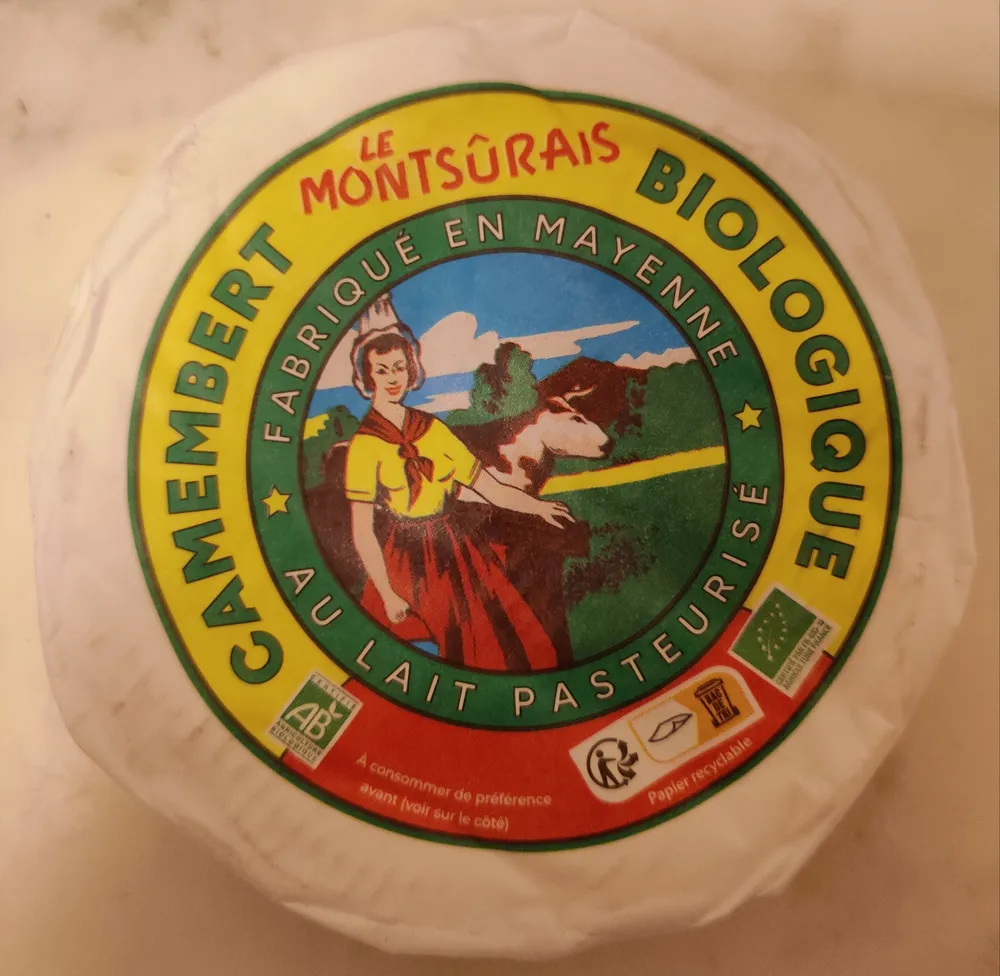 Camembert au lait pasteurisé Bio