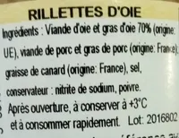 Rillettes d'oie