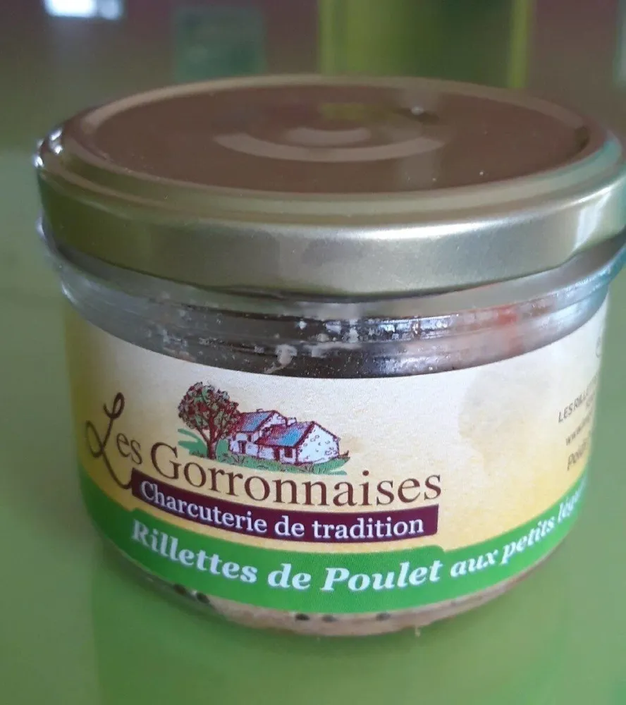Rillettes de poulet aux petits légumes